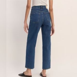 NWT Everlane The Way High Jean In Vintage Indigo Organic Cotton Size 30R